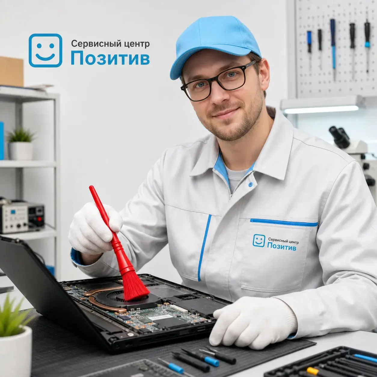Чистка ноутбука от пыли в Шушарах | Замена термопасты