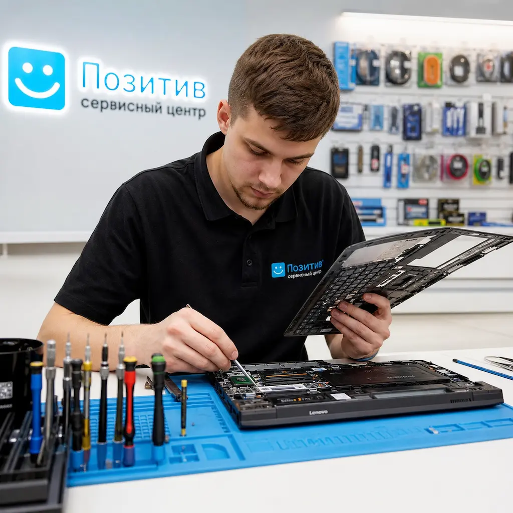 заменить клавиатуру на ноутбуке Lenovo в Шушарах