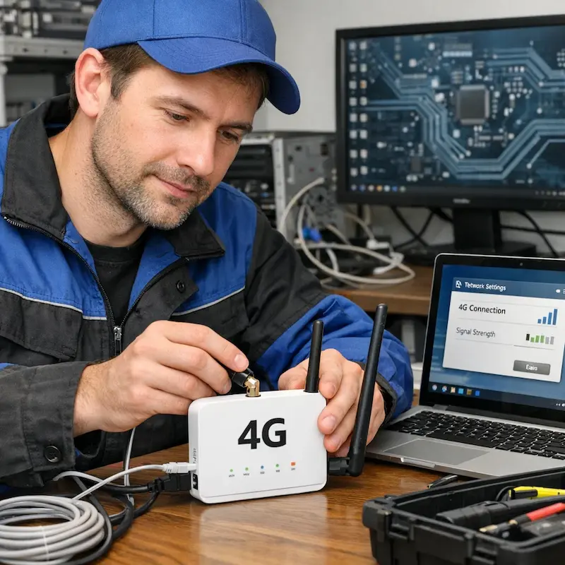 Настройка 4G модема в Шушарах