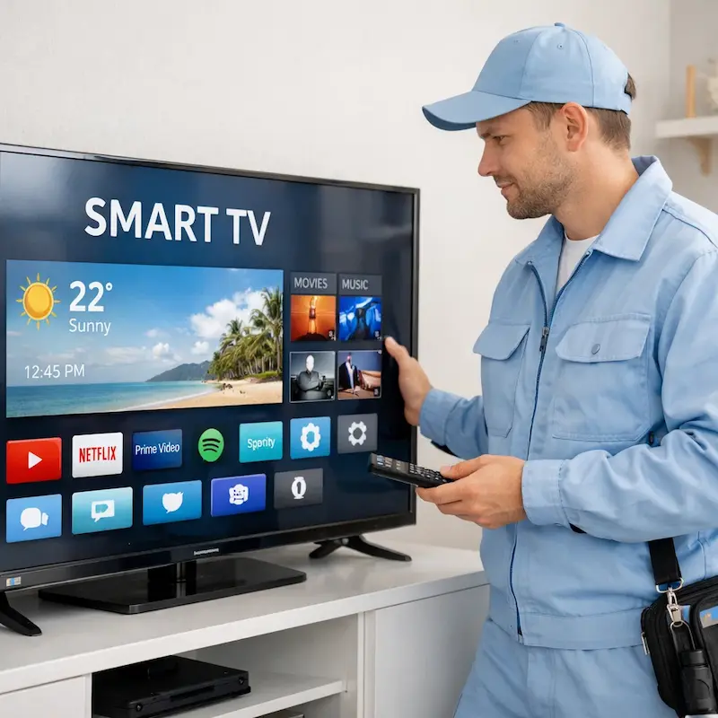 Настройка Smart TV в Шушарах