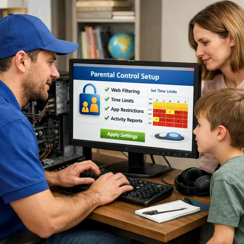 установка родительского контроля в Шушарах