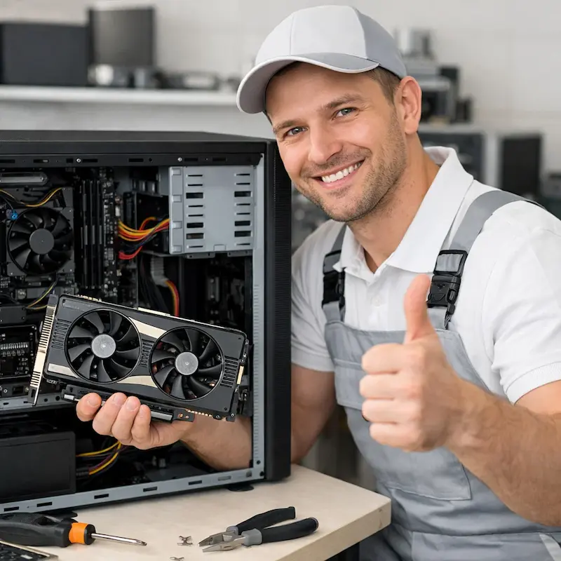 Замена видеокарты ПК в Шушарах