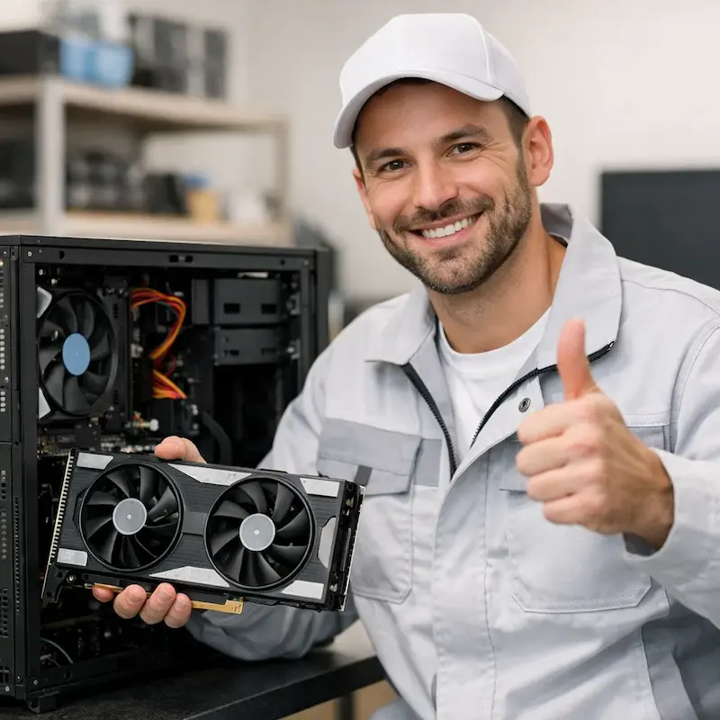 установка видеокарты на ПК в Шушарах