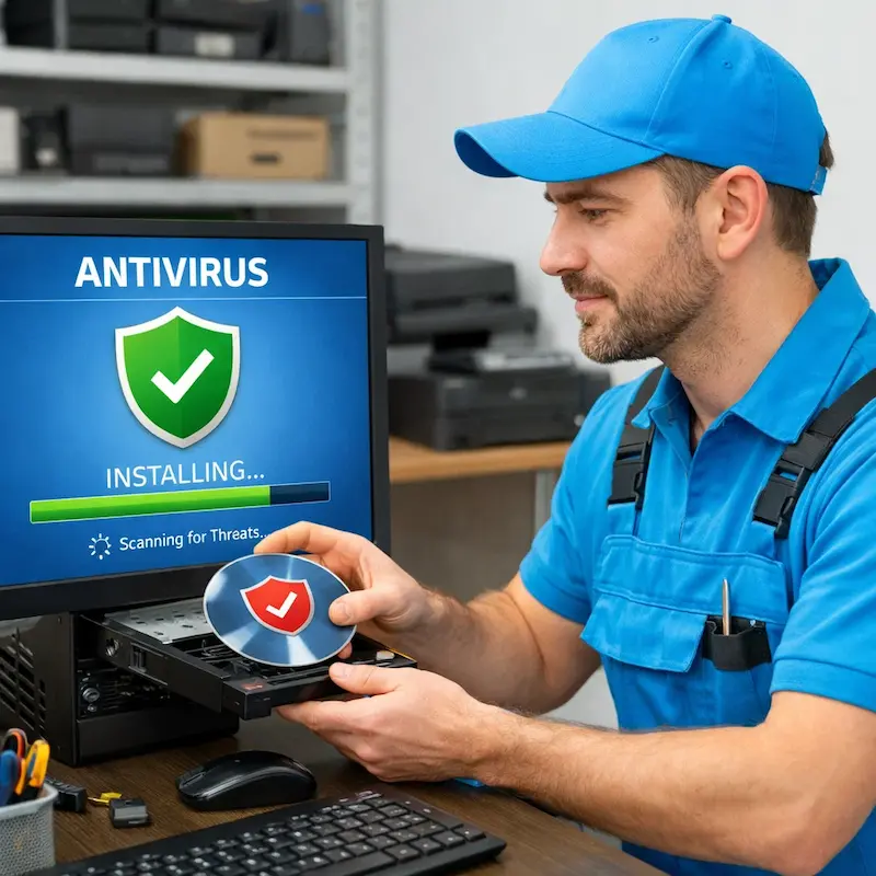 Установка антивируса в Шушарах на дому