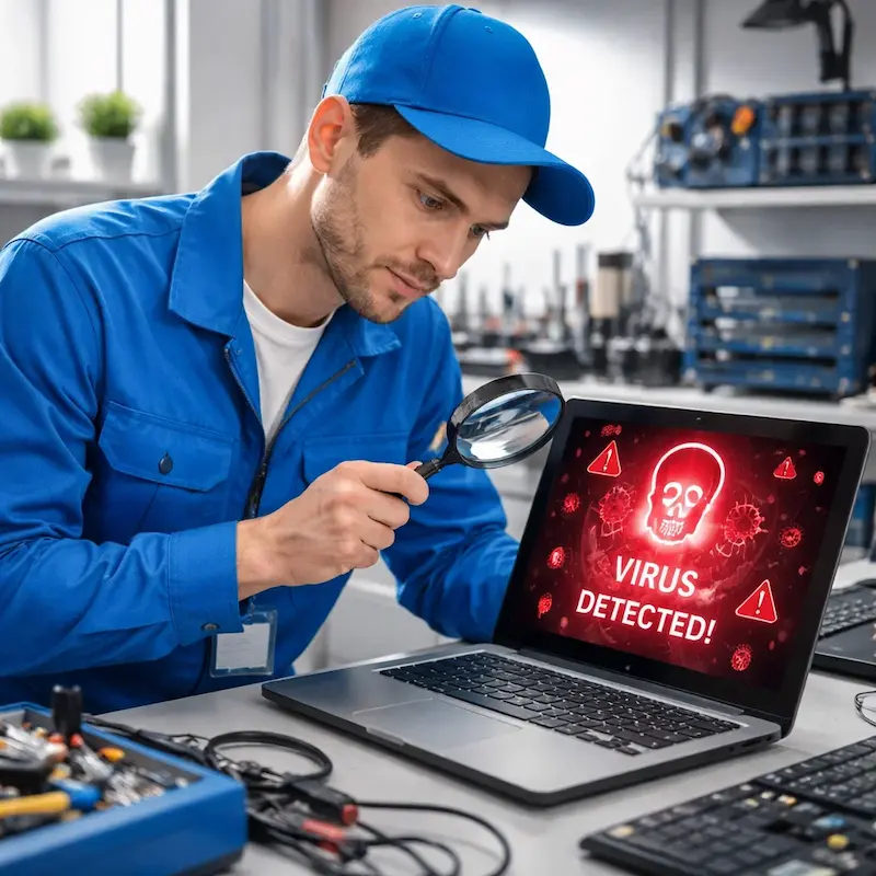 Поиск компьютерных вирусов в Шушарах